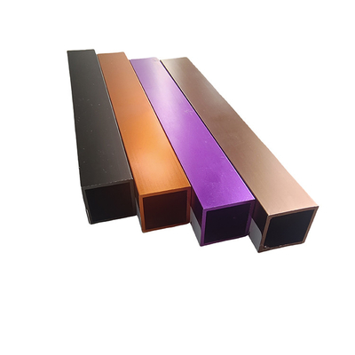 Profil di estrusione in alluminio con superficie anodizzata colorata per la linea decorativa Dorado