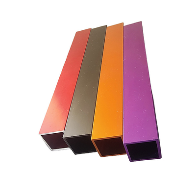 Profil di estrusione in alluminio con superficie anodizzata colorata per la linea decorativa Dorado