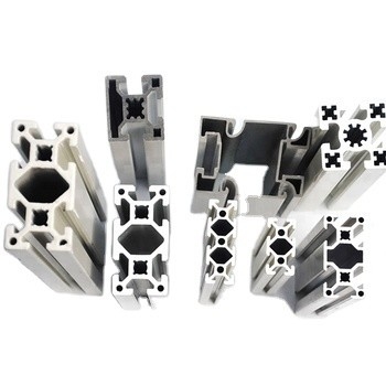 Finitura industriale T slot V slot estrusione argento nero profili di alluminio anodizzato