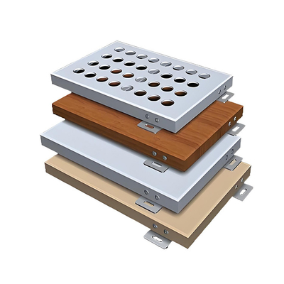Materiali da costruzione personalizzati certificati ISO Lastre di rivestimento per pareti in alluminio per decorazioni