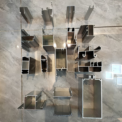 Profili di estrusione di alluminio anodizzato per decorazioni di finestre e porte
