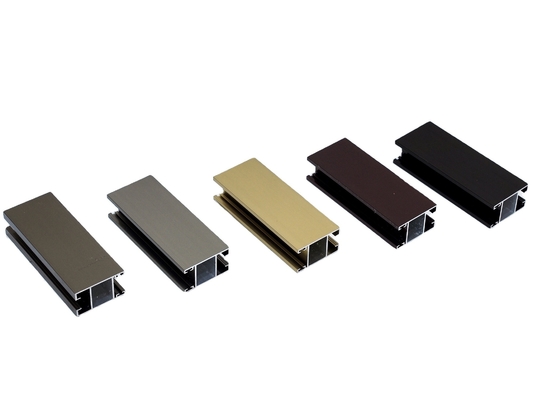 T5 Temperature Estrusione di profili di alluminio a colori personalizzati per finestre e porte