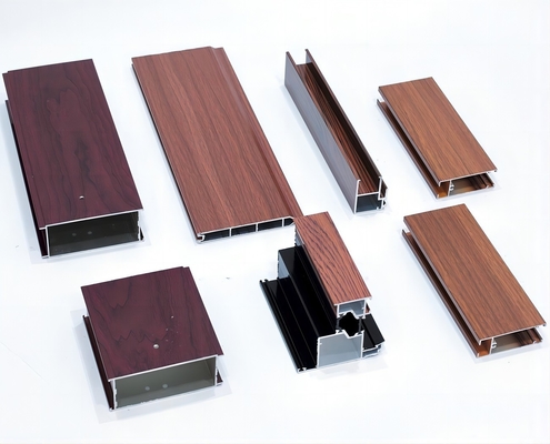 T5 Temperature Estrusione di profili di alluminio a colori personalizzati per finestre e porte