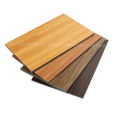 Vendita diretta T3-T8 Temperature ACP Dimensione PVDF Parete di tenda pannello composito di alluminio ignifugo