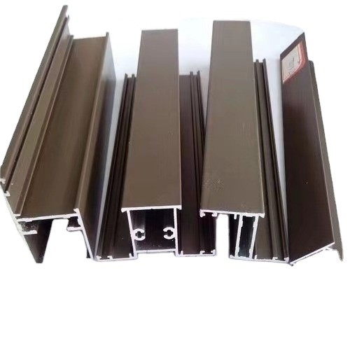 Min 0,3 mm Spessore della parete Profilo di bronzo in alluminio per servizio di taglio di porte e finestre