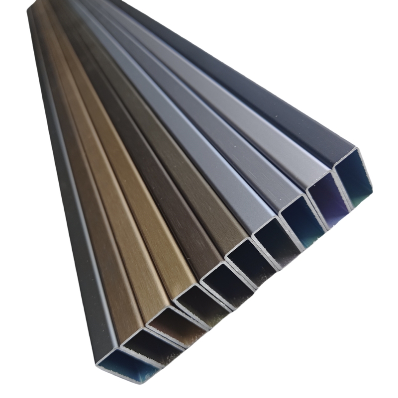 Profilo di estrusione in alluminio con rivestimento in polvere per porta T5 a colori personalizzati nella serie 6000