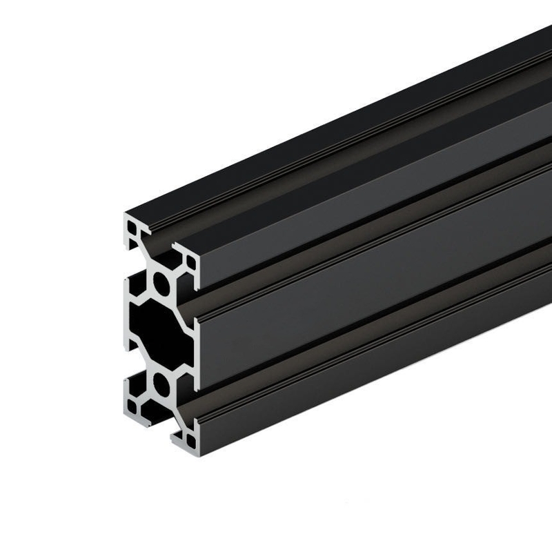Dimensioni personalizzate Profili in alluminio anodizzati in T con profilo 6063-T5
