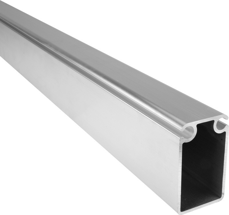 5.8-6.0M Lunghezza di alluminio Keder Rail per telaio di tenda Corrosione-resistente finitura mulino