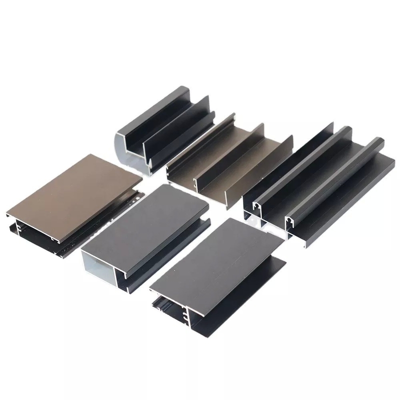 Armadio scorrevole Profilo di alluminio di grado 6000 Serie OEM ODM Decorazione Estrusione