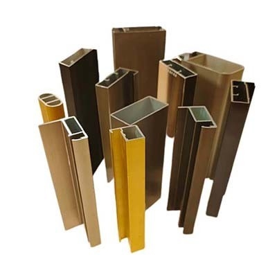 Profili di alluminio personalizzati per porte di vetro per edifici architettonici