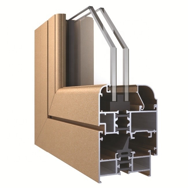 Anodizzazione dell'alluminio per porta di vetro Tipo di porte e cornici di alluminio esterne