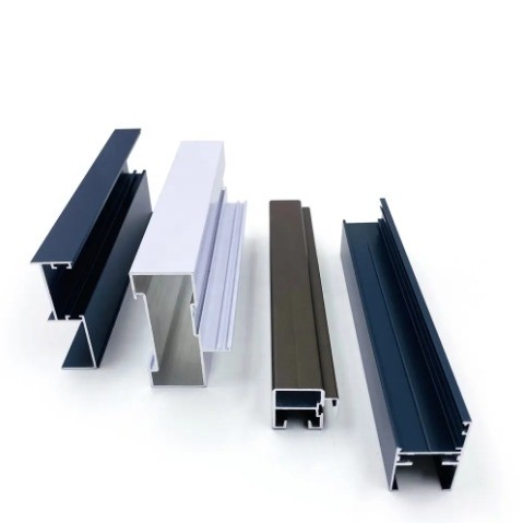 6063 Profilo di alluminio di finitura di mulino per telaio di porta in alluminio personalizzato in colore personalizzato