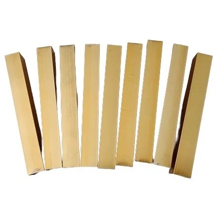 Colori personalizzati Profilo in alluminio dorato per la decorazione in telaio in alluminio 6063-T5