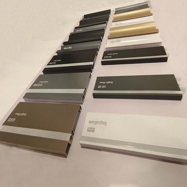 6063 T5 Custom Profile di rivestimento di piastrelle in alluminio per angolo di bordo ceramico decorativo moderno