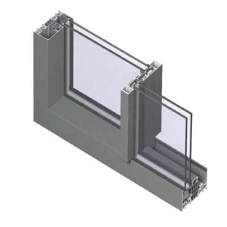 Profili di vetro e porte a scorrere in alluminio di estrusione anodizzata per colori personalizzati